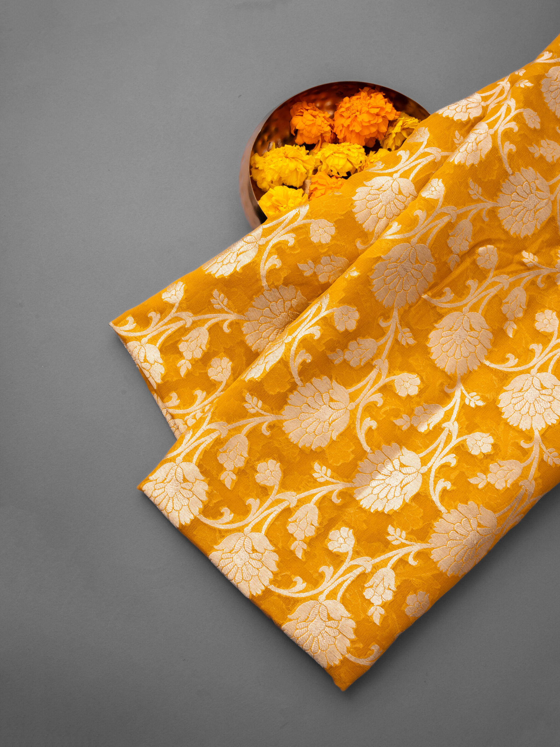 Banarsi jaal georgette saree